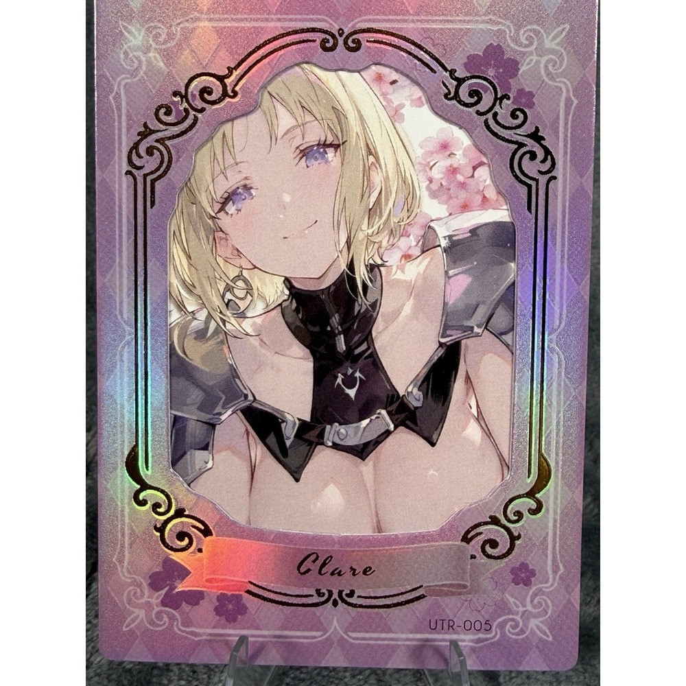 Goddess Story Genki Parade 2 UTR-005 Clare Claymore Holofoil Waifu Card NM